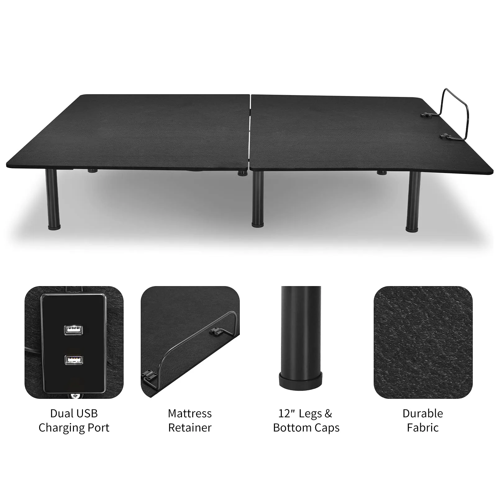 Giantex Adjustable Bed Base, Electric Adjustable Bed Frame w/ Wireless Remote