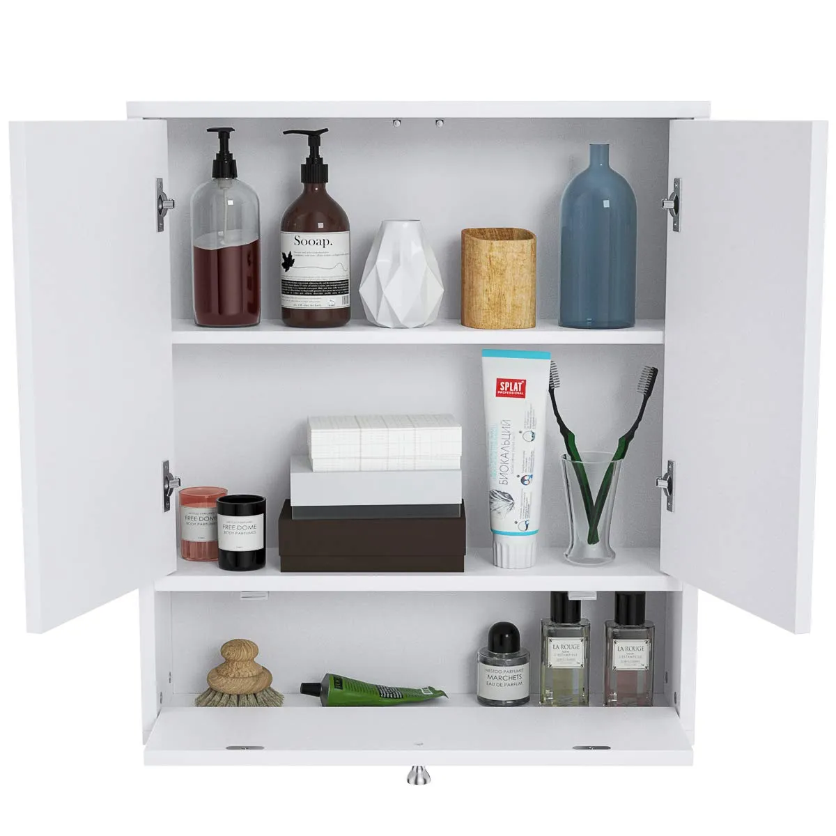 Giantex Bathroom Cabinet Wall Mounted Mirrored Storage Organizer