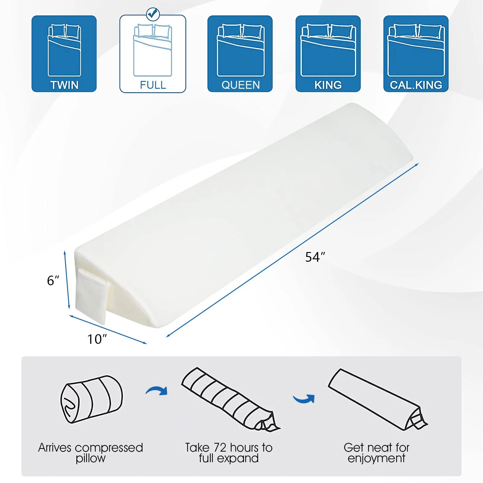 Giantex Bed Wedge Pillow Stopper