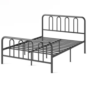 Giantex Full/Queen Size Bed Frame with Headboard bed frame, queen bed