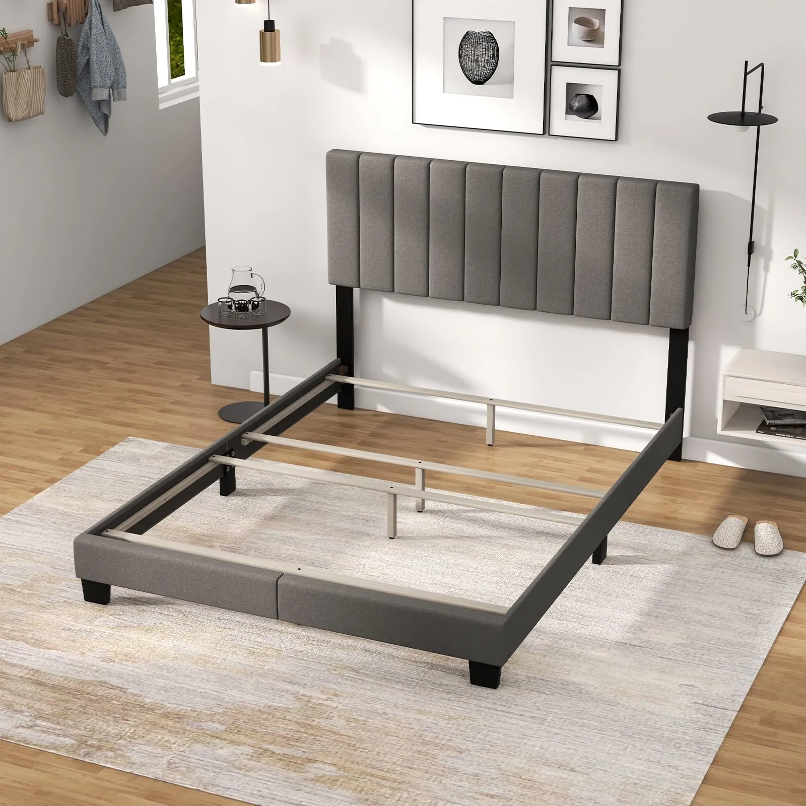 Giantex Queen Size Platform Bed Frame bed frame, queen bed