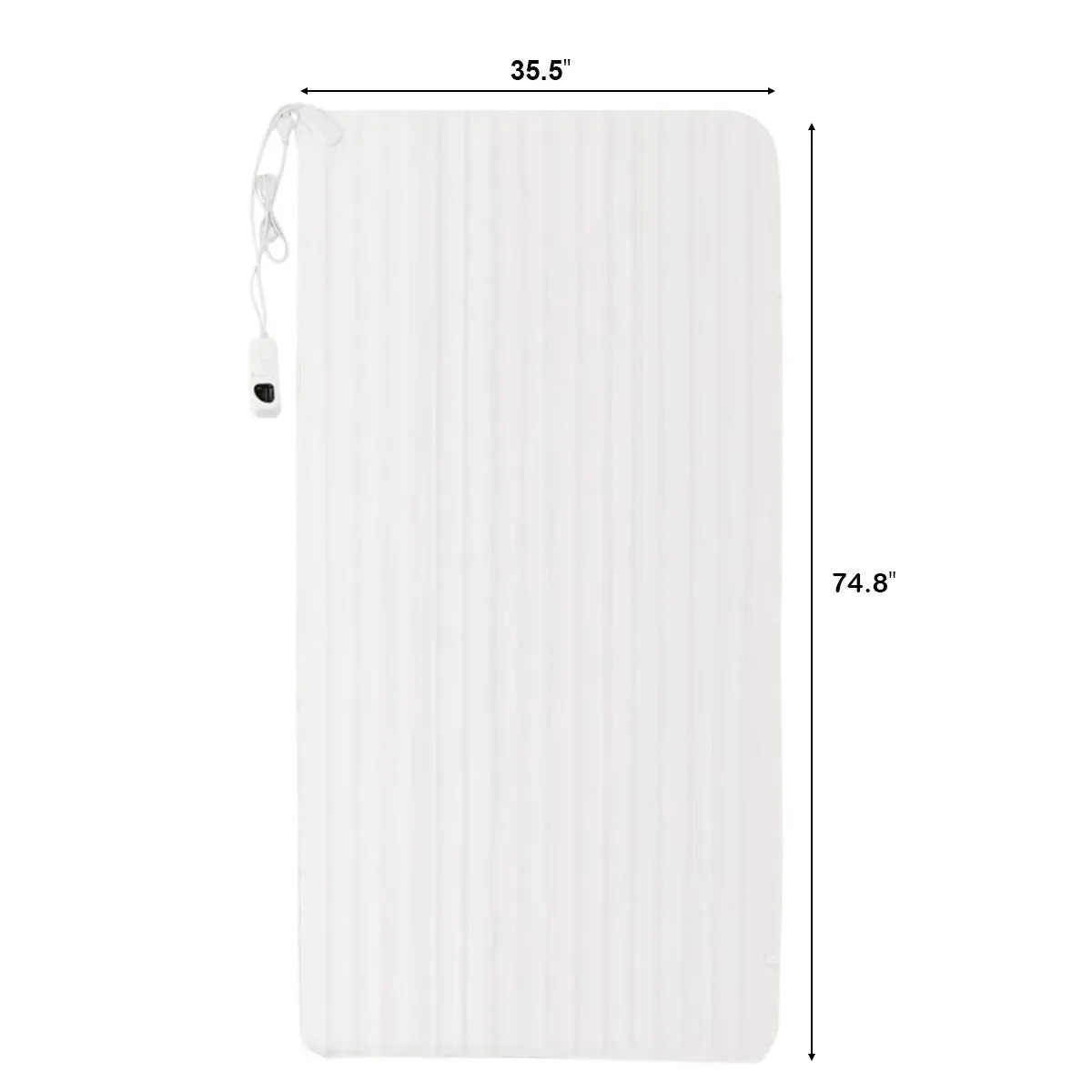 Giantex Smart Electric Heated Mattress Pad, Heating Bed Topper Blankets w/ Low-Voltage