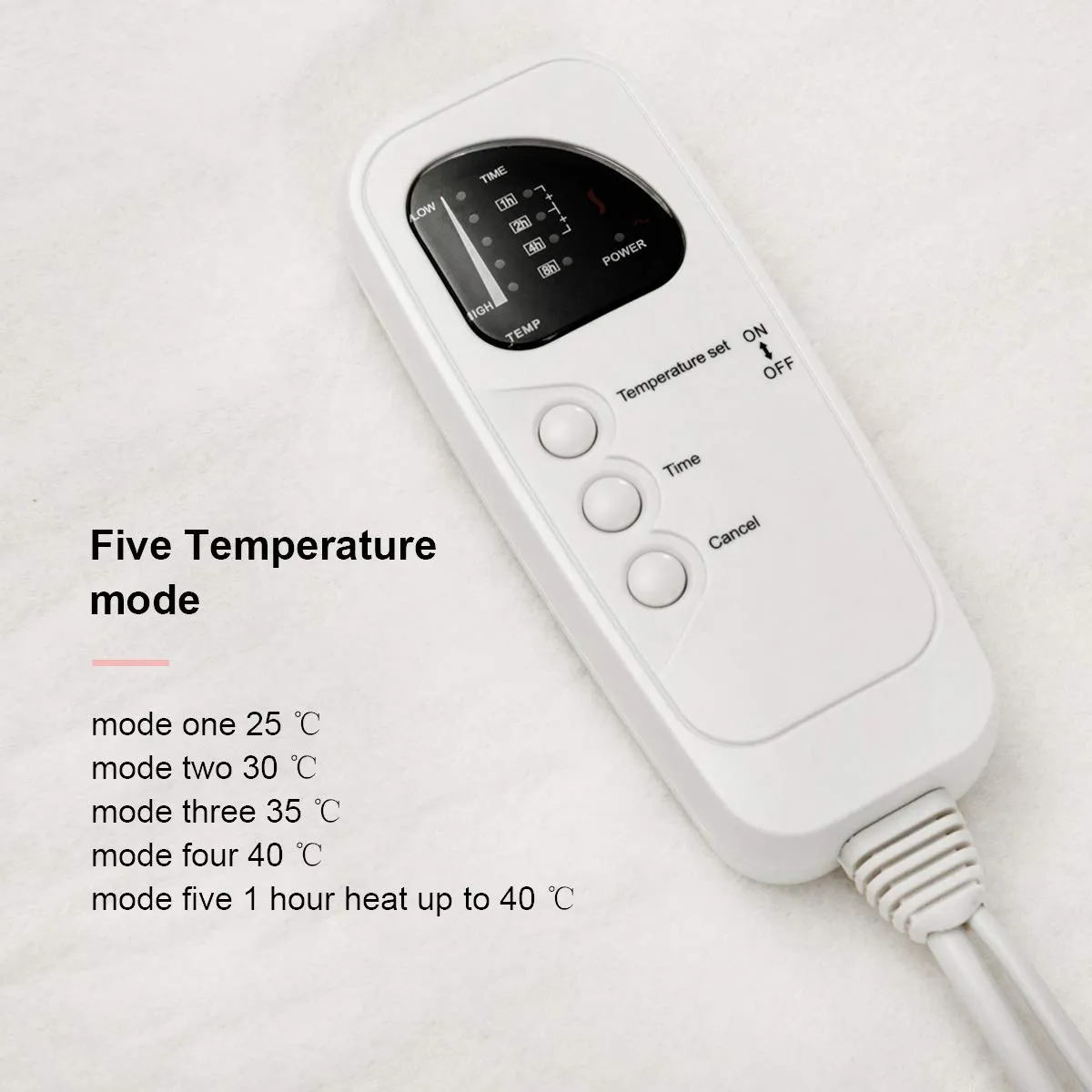 Giantex Smart Electric Heated Mattress Pad, Heating Bed Topper Blankets w/ Low-Voltage