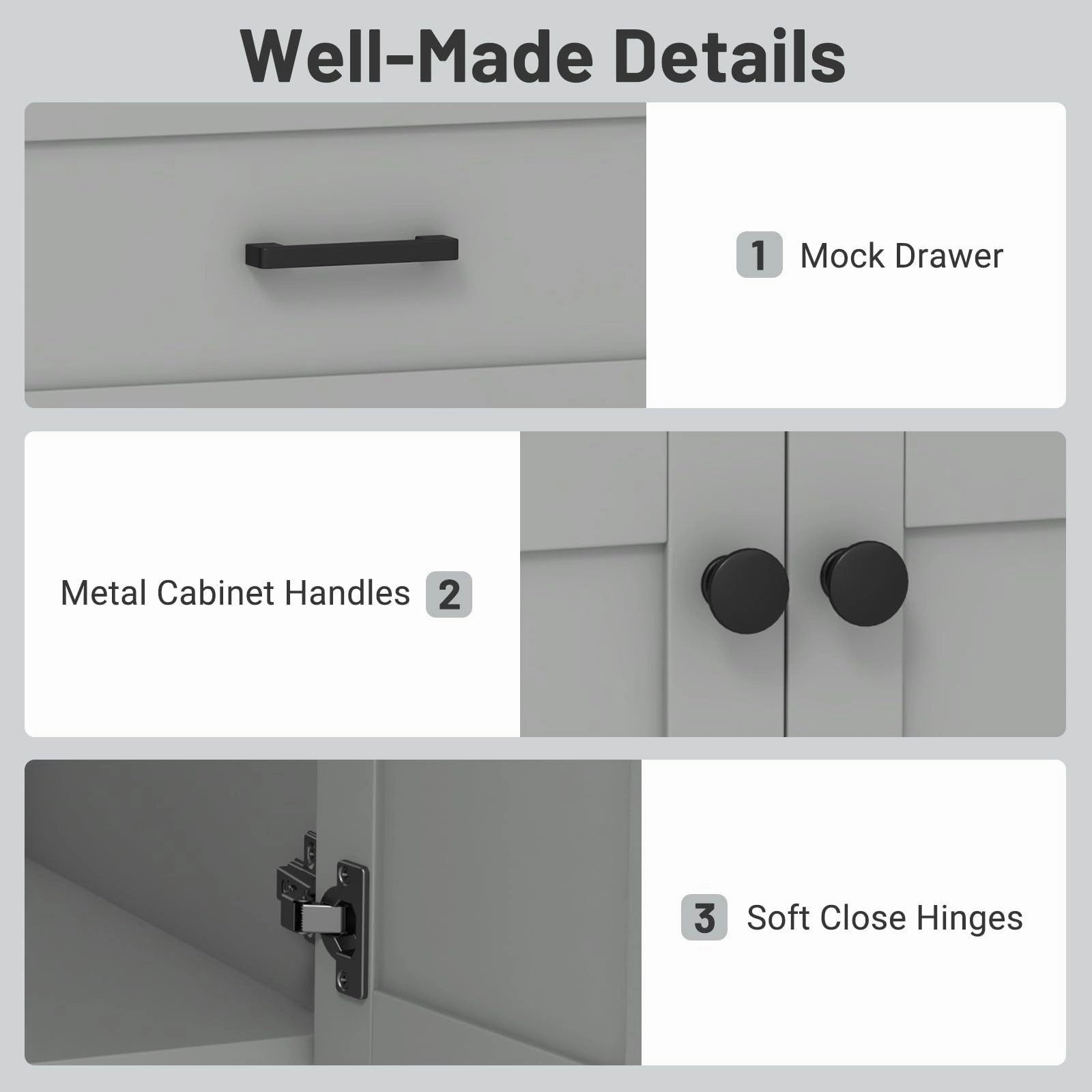 Giantex 24 Undermount Bathroom Cabinet with Ceramic Basin