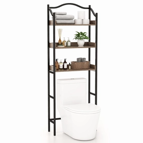 Giantex 3-Tier Over-The-Toilet Rack bathroom storage cabinet, over toilet storage