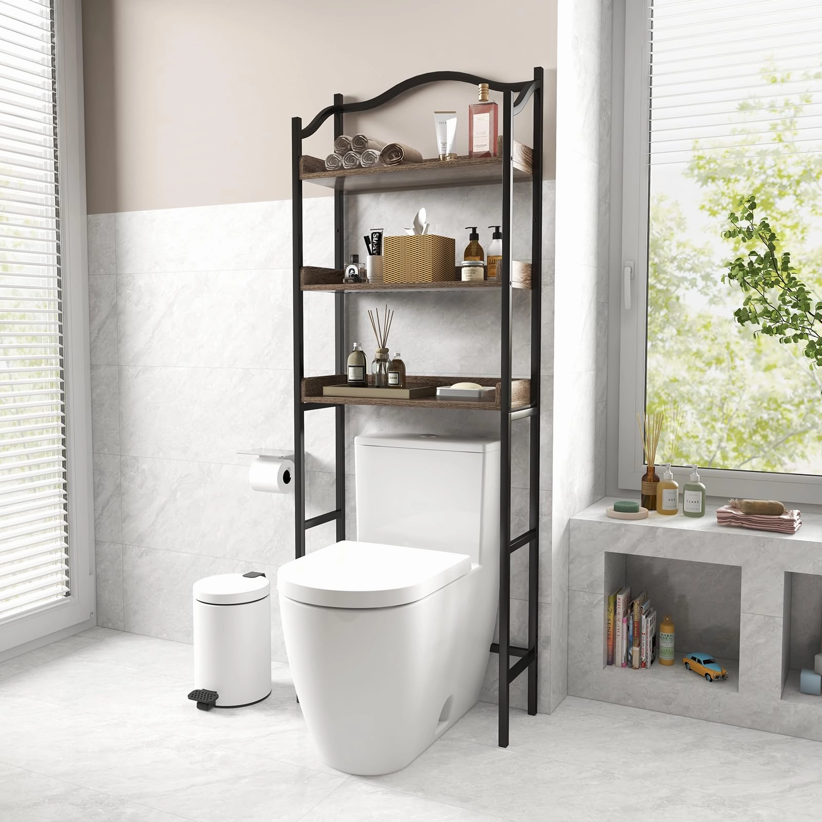 Giantex 3-Tier Over-The-Toilet Rack