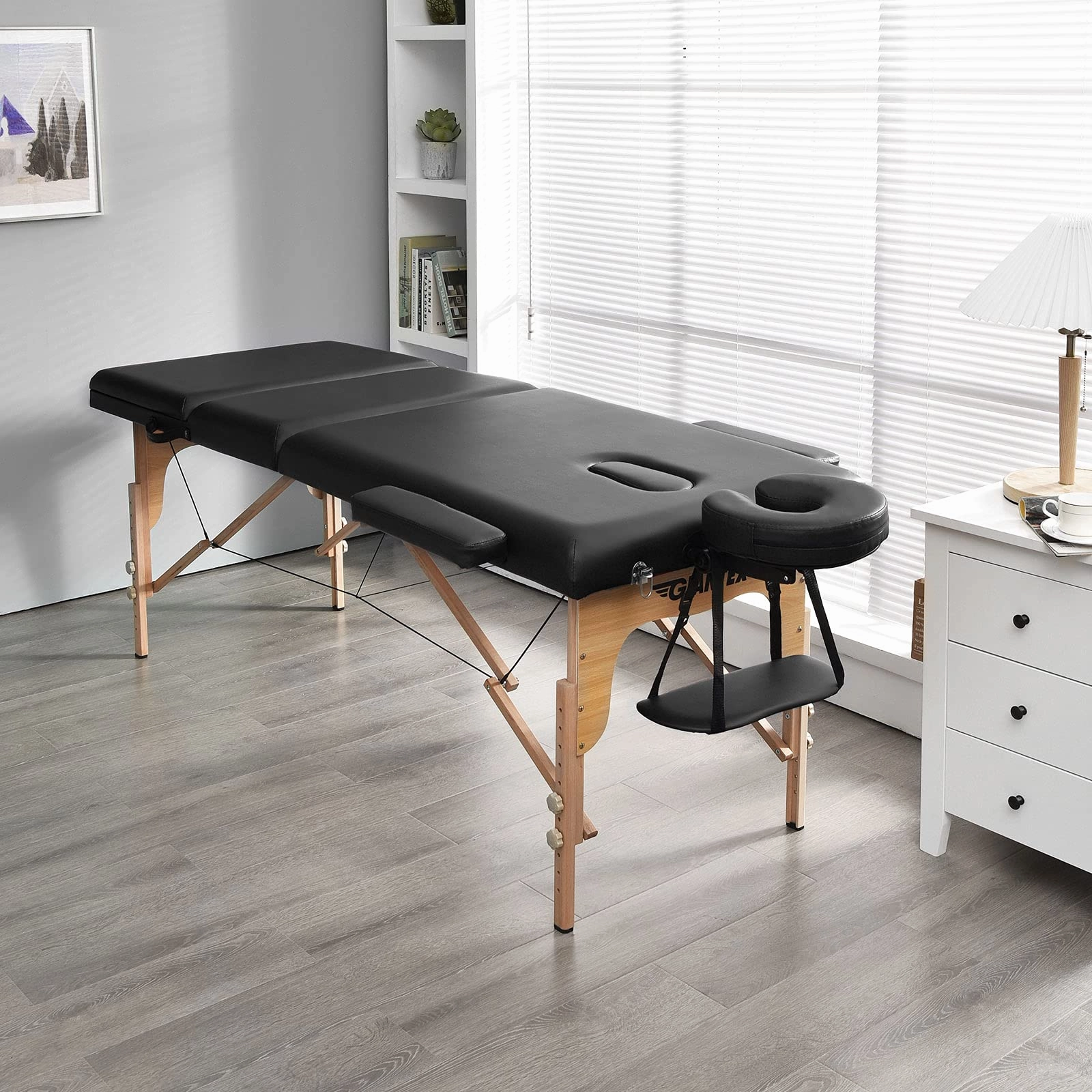 Giantex 84inch Folding Massage Table Spa Bed, 3 Folding Mode