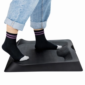 Giantex Anti Fatigue Mat, Standing Mat for Stand up Desk w/ Foot Massage Points Diverse Terrain & Beveled Edges folding chair, portable chair