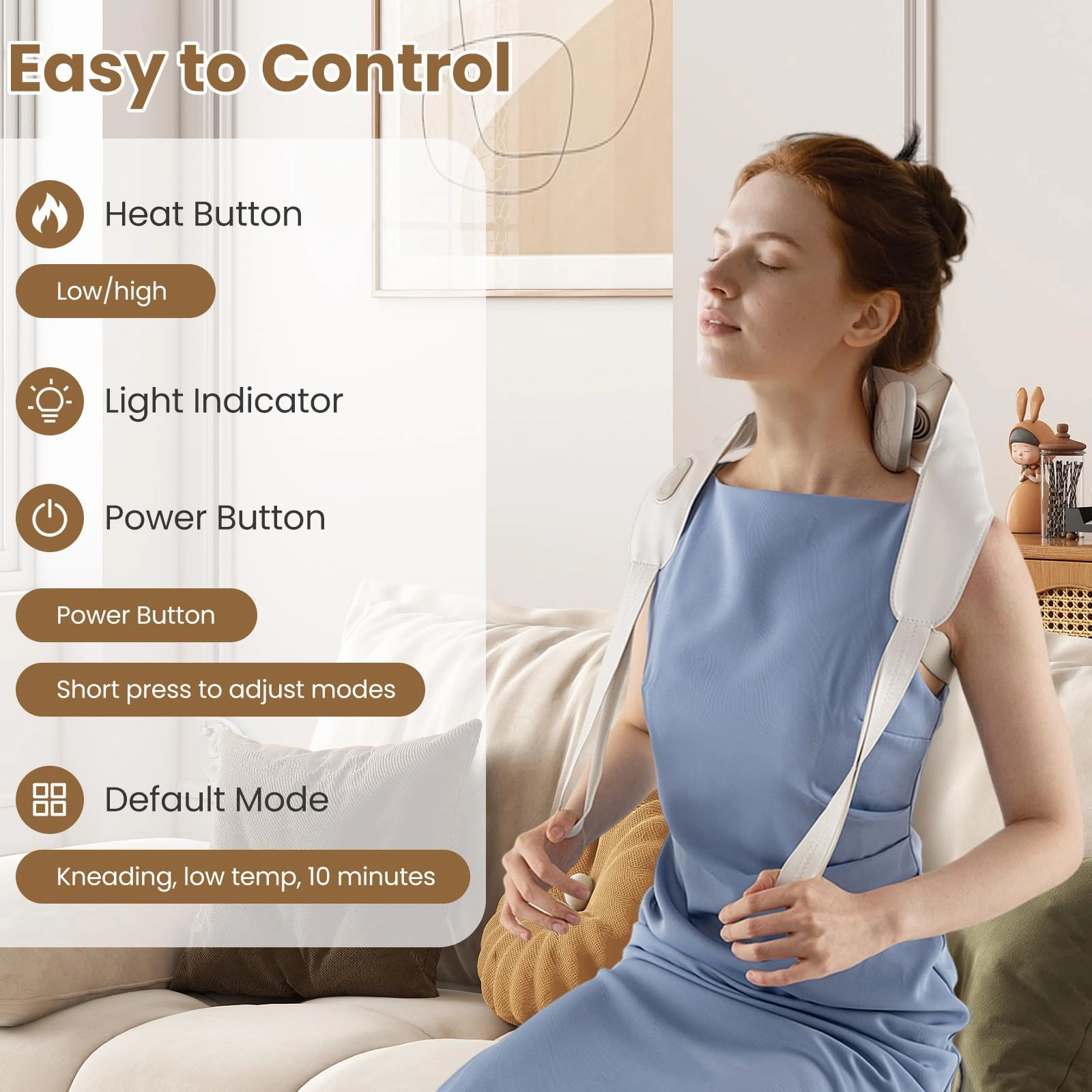 Giantex Back Massager for Pain Relief for Back Shoulder Leg