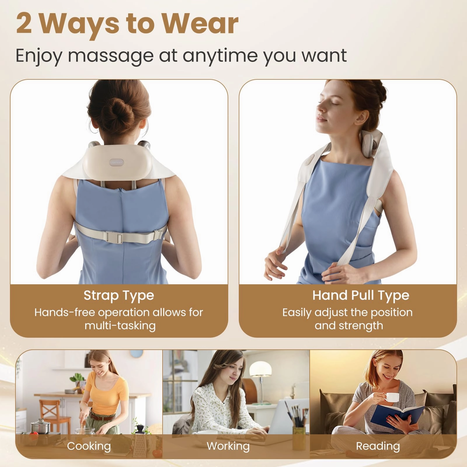 Giantex Back Massager for Pain Relief for Back Shoulder Leg
