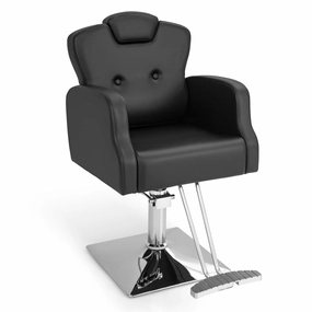 Giantex Barber Chair, Salon Chair with Adjustable Seat Height folding chair, portable chair