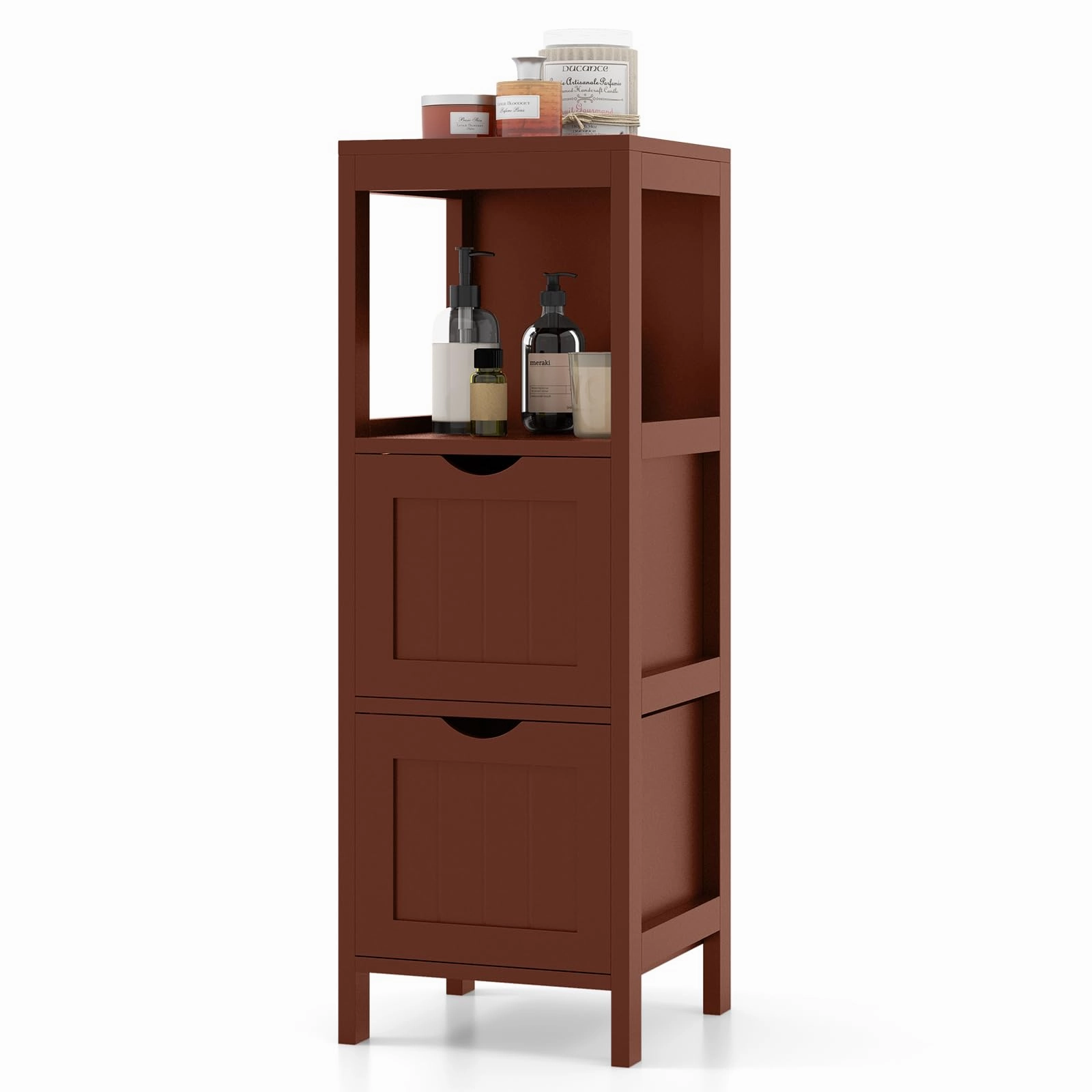Giantex Bathroom Organizers and Storage Cabinet - Storage Organizer Rack Stand bathroom storage cabinet, over toilet storage