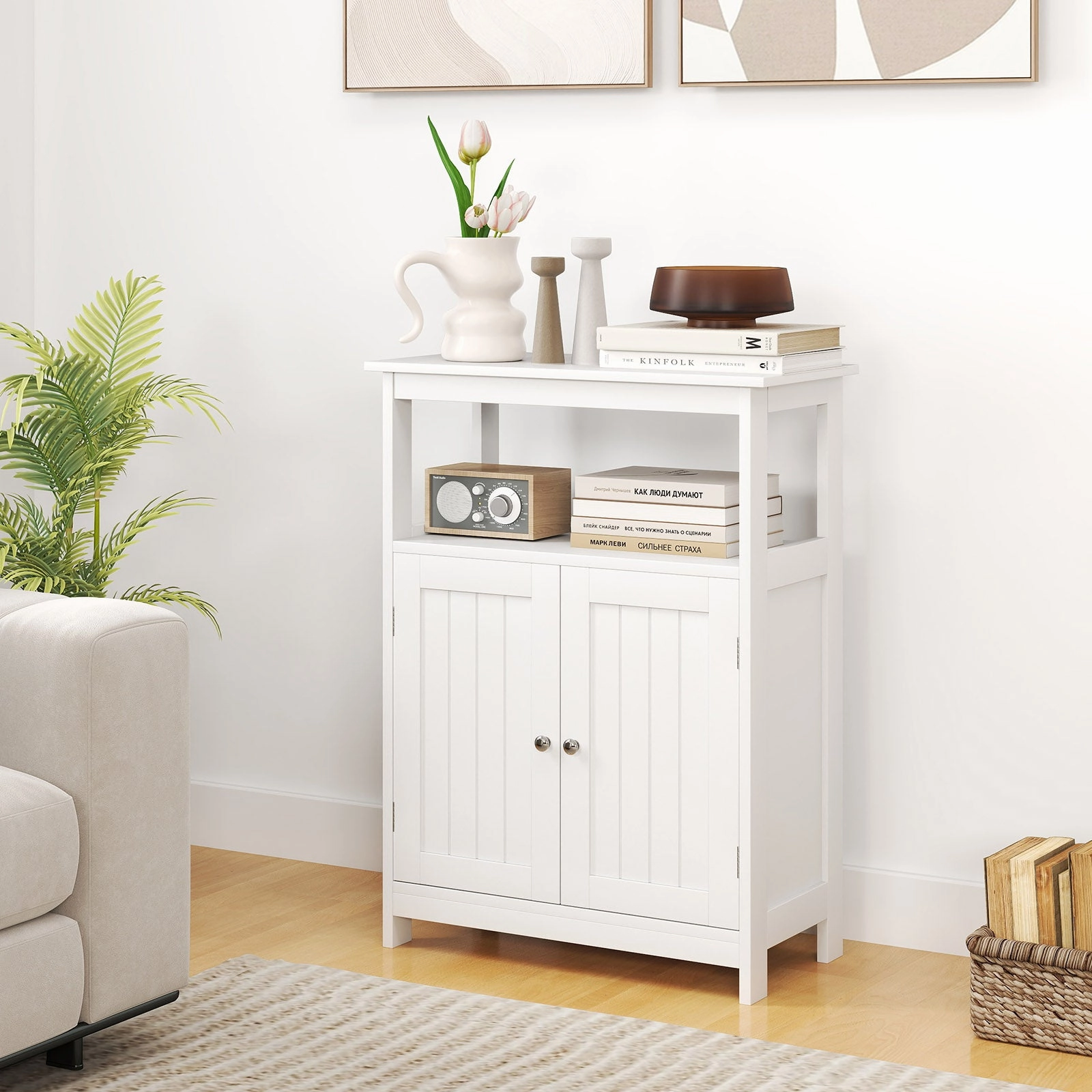 Giantex Bathroom Storage Cabinet