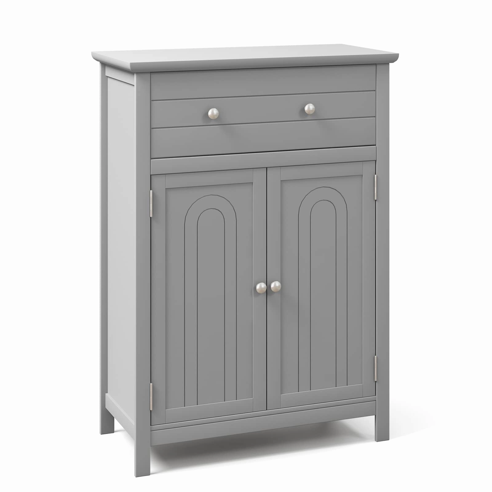 Giantex Bathroom Storage Cabinet with Drawer - Floor Cabinet with Doors, Adjustable Shelf bathroom storage cabinet, over toilet storage