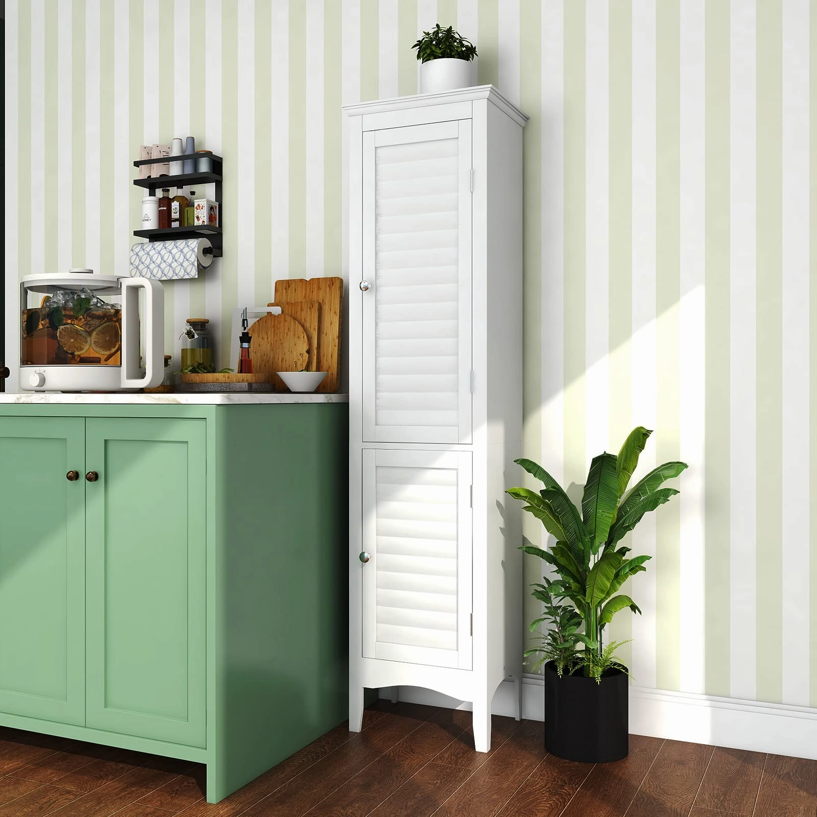 Giantex Bathroom Tall Storage Cabinet