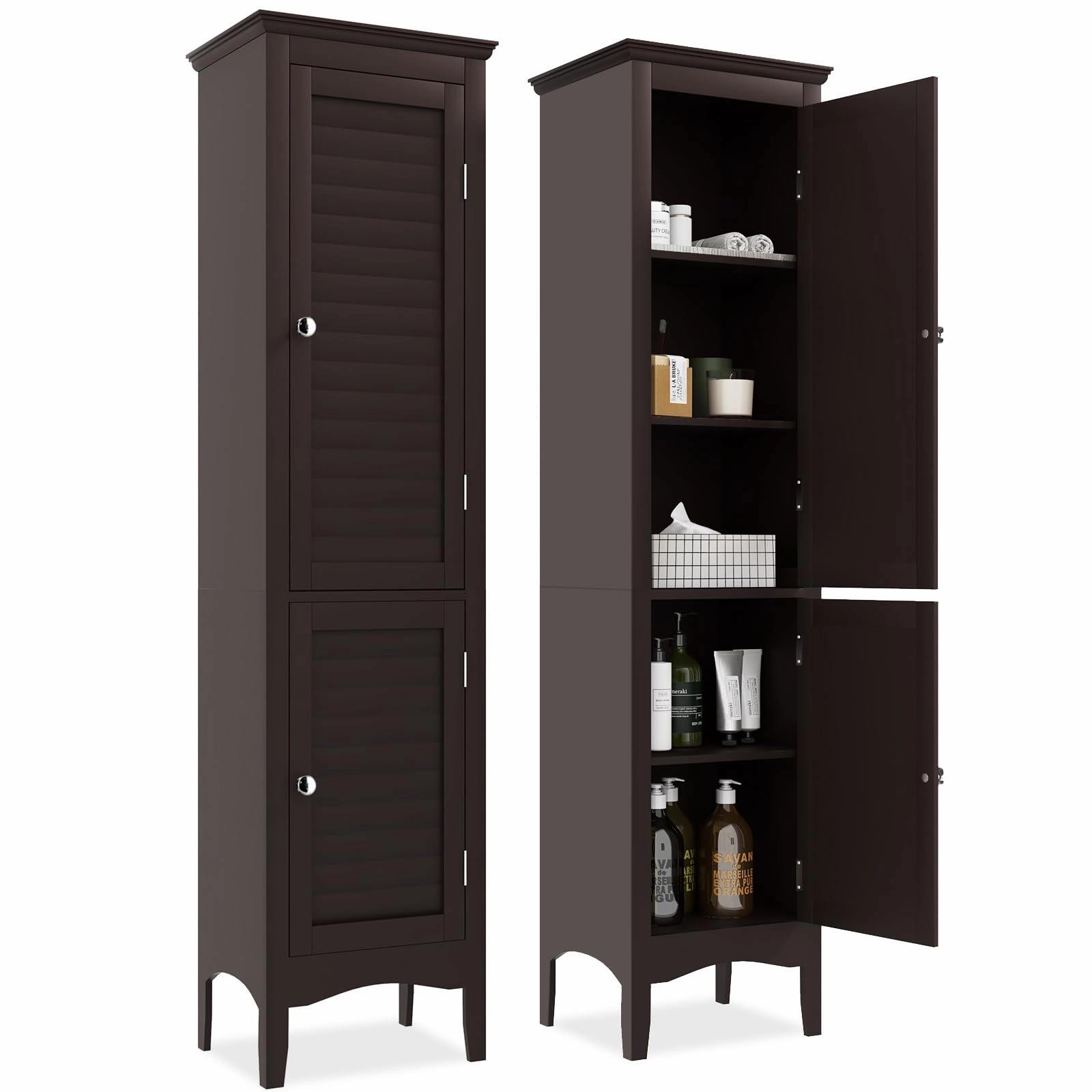 Giantex Bathroom Tall Storage Cabinet