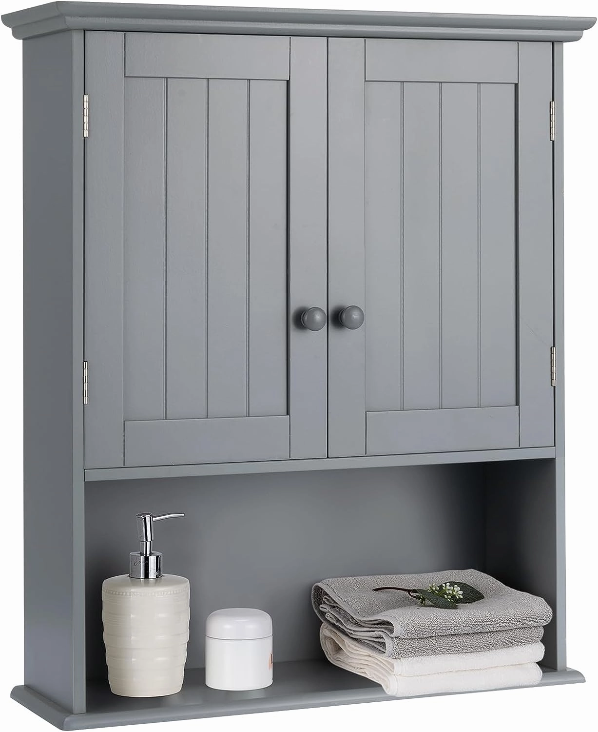 Giantex Bathroom Wall Mounted Cabinet - Storage Cabinet w/Adjustable Shelf