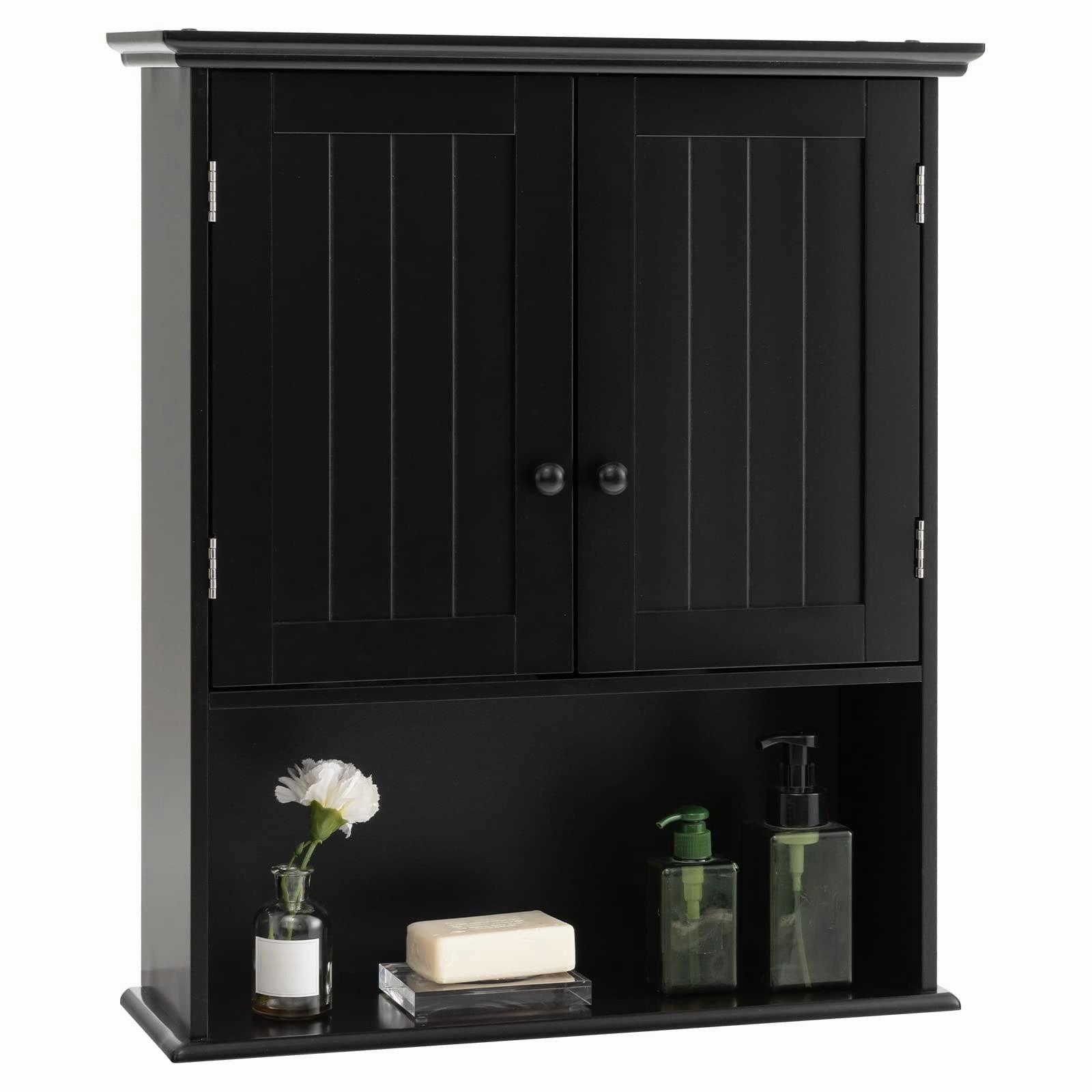 Giantex Bathroom Wall Mounted Cabinet - Storage Cabinet w/Adjustable Shelf bathroom storage cabinet, over toilet storage