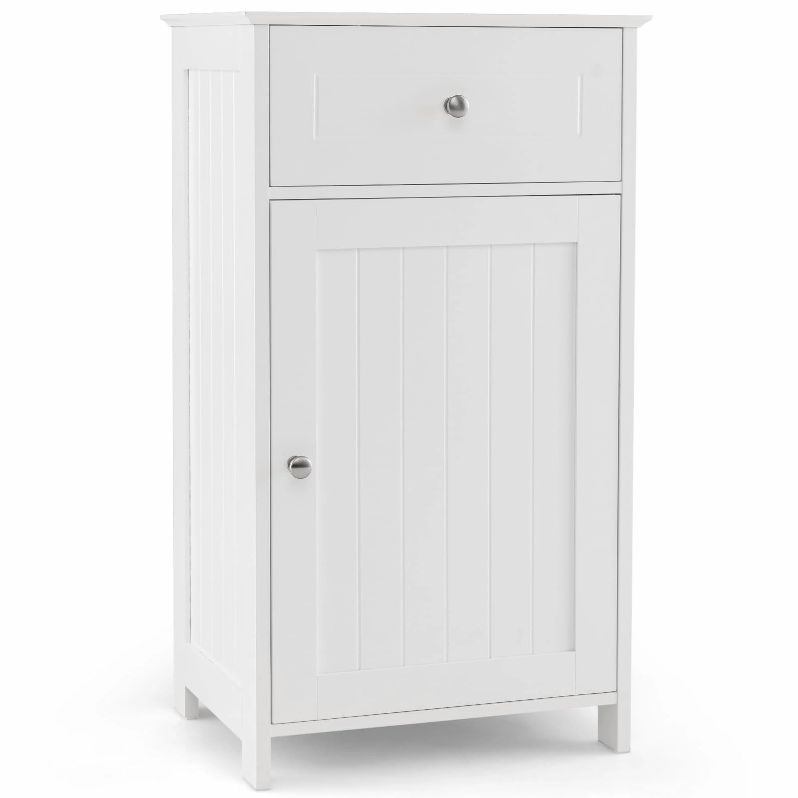 Giantex Floor Bathroom Storage Cabinet Freestanding Cabinet with Drawer bathroom storage cabinet, over toilet storage