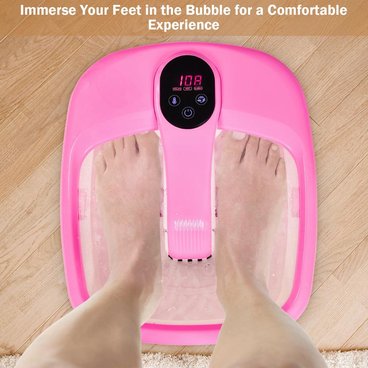 Giantex Foot Spa Bath Massager with Automatic Massage Rollers