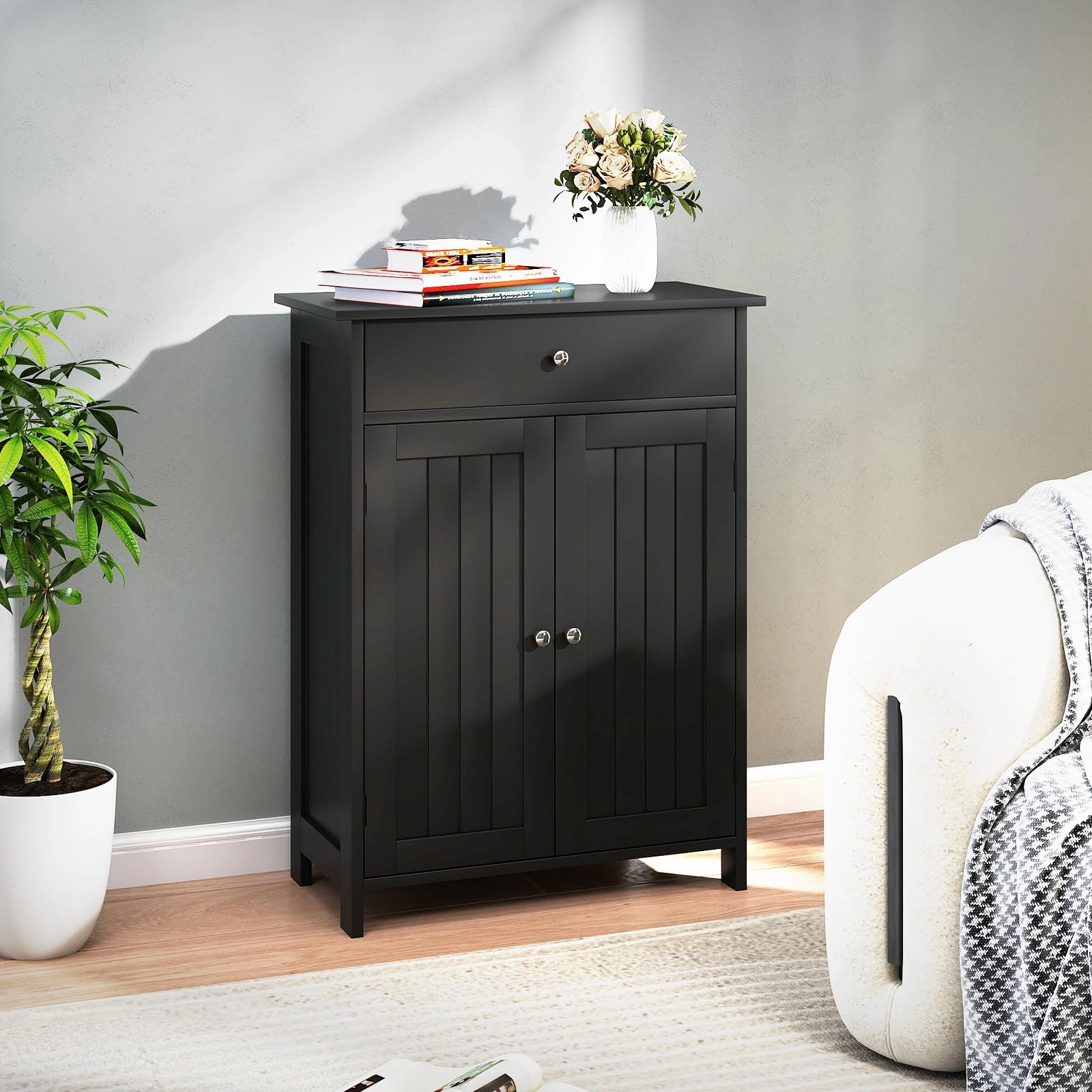 Giantex  Freestanding Bathroom Storage Cabinet