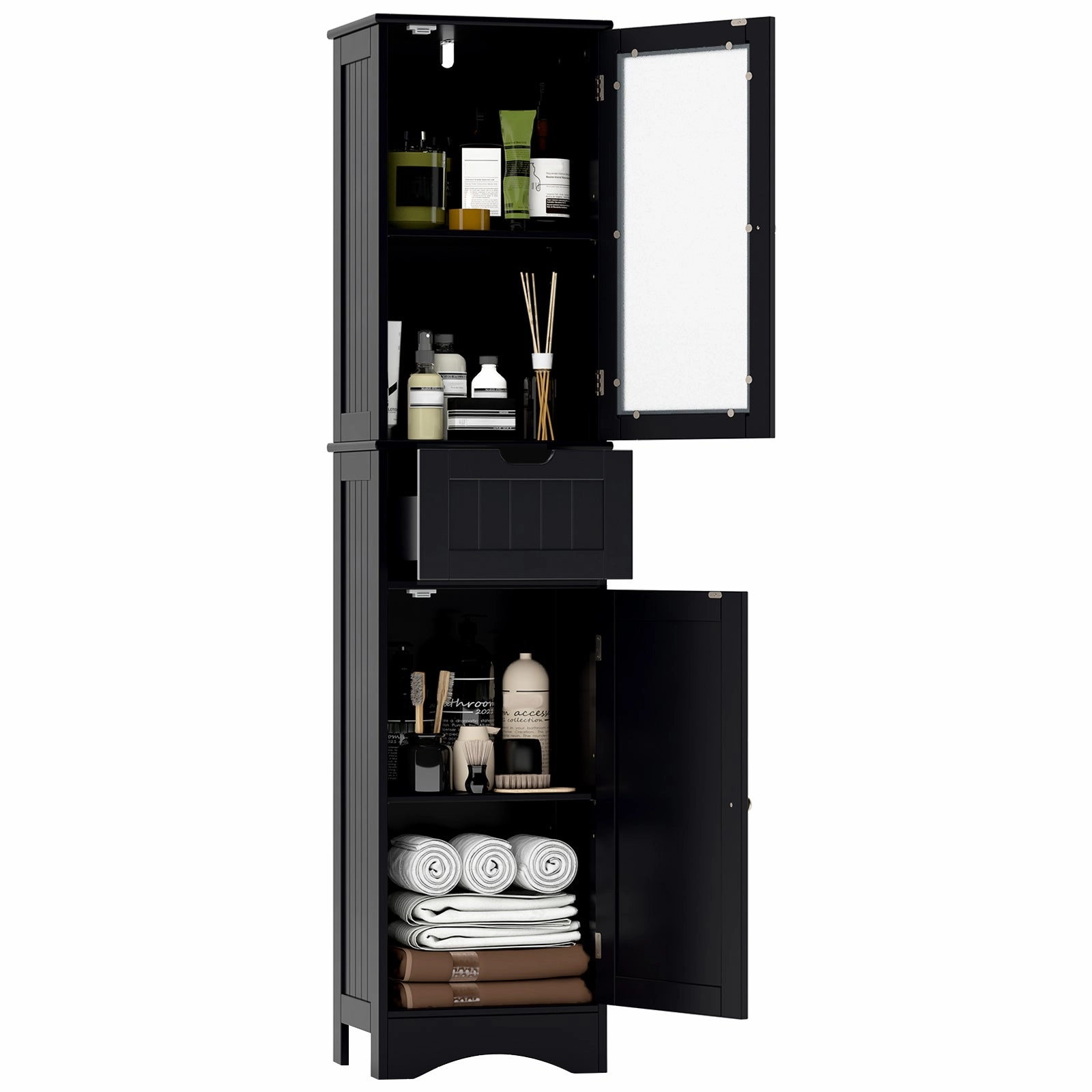 Giantex Freestanding Bathroom Storage Cabinet
