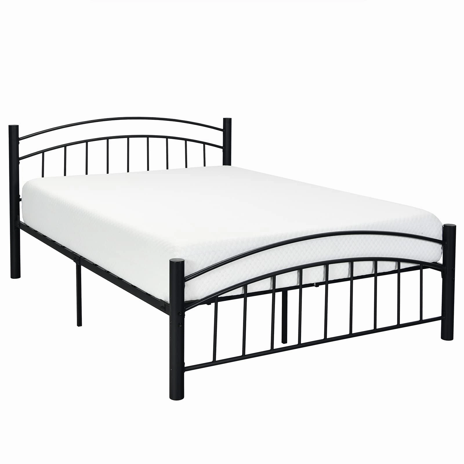 Giantex Full Mattress 8 Inch, Air Foam for Cool Sleep & Spine Protection nightstand, bedside table