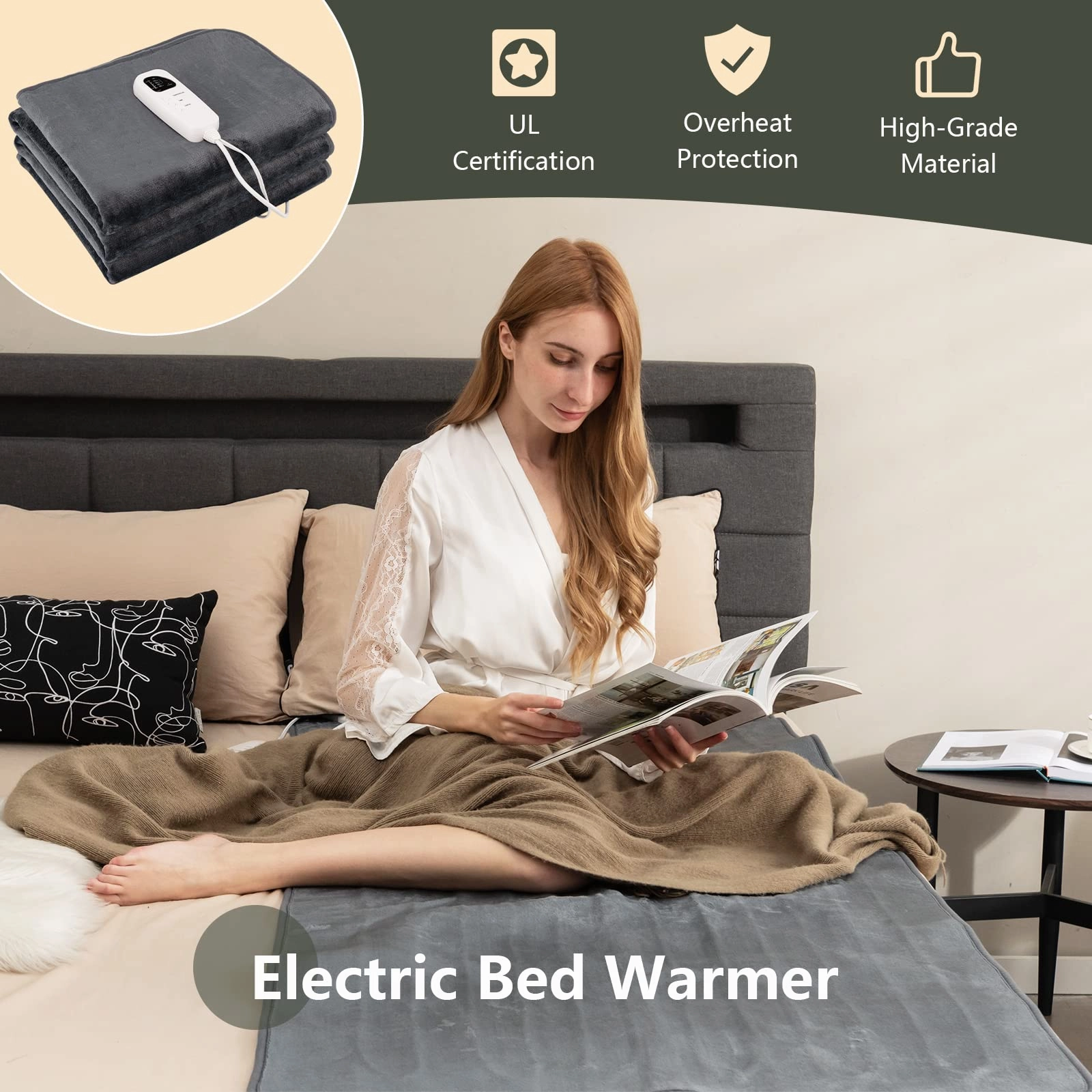 Giantex Heated Mattress Pad