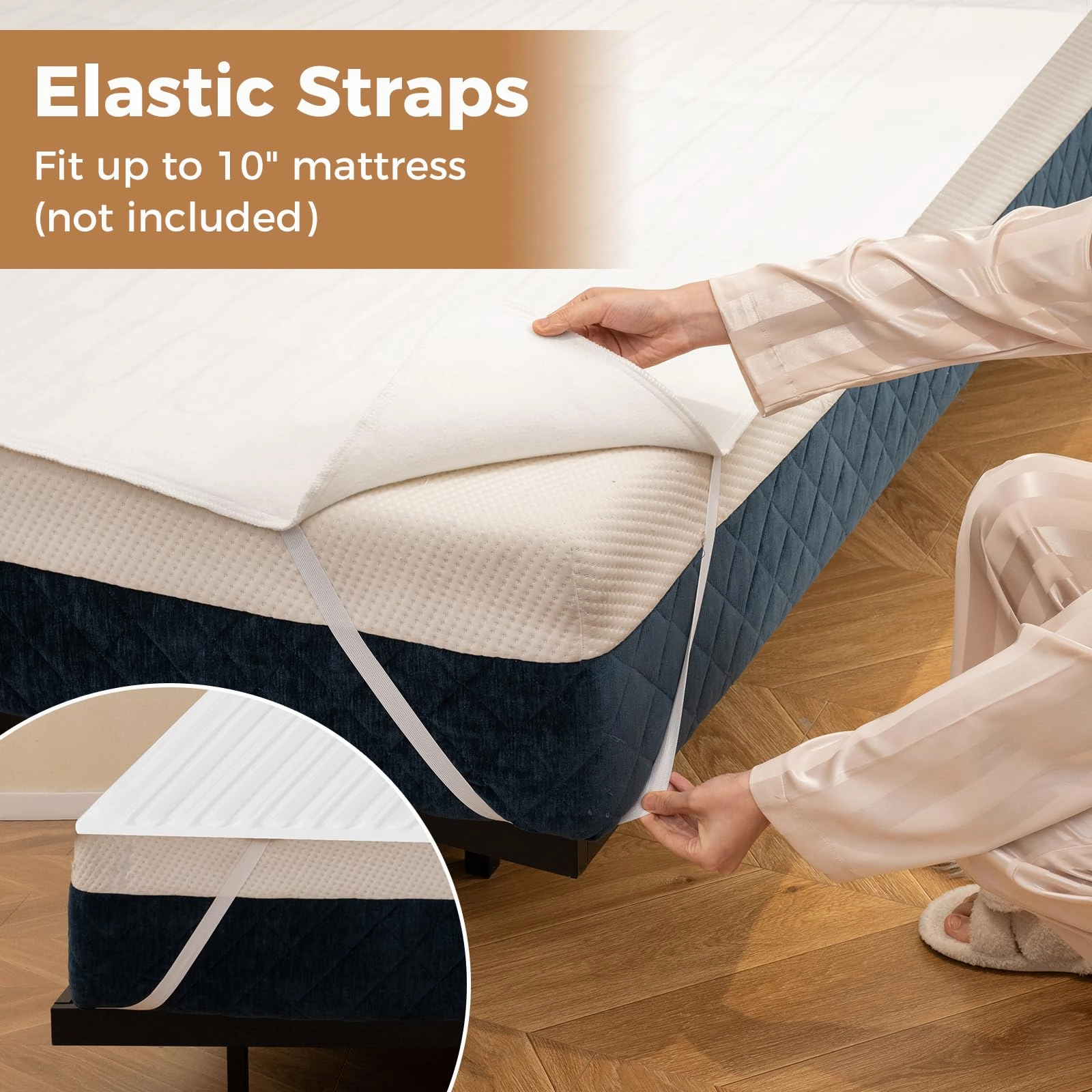Giantex Heated Mattress Pad, Machine Washable Bed Warmer with Dual Controller