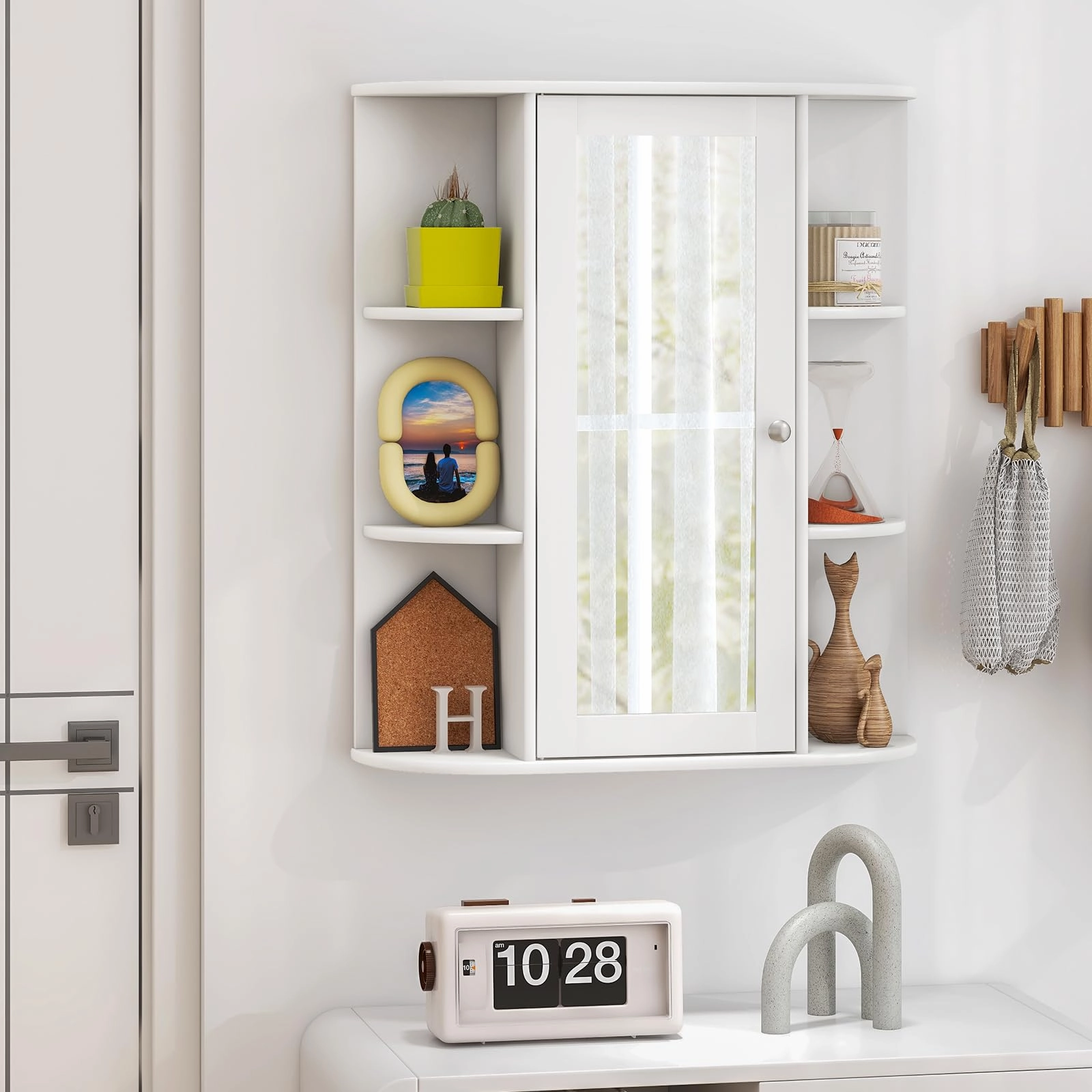 Giantex Medicine Cabinet, Bathroom Wall Cabinet with Mirror
