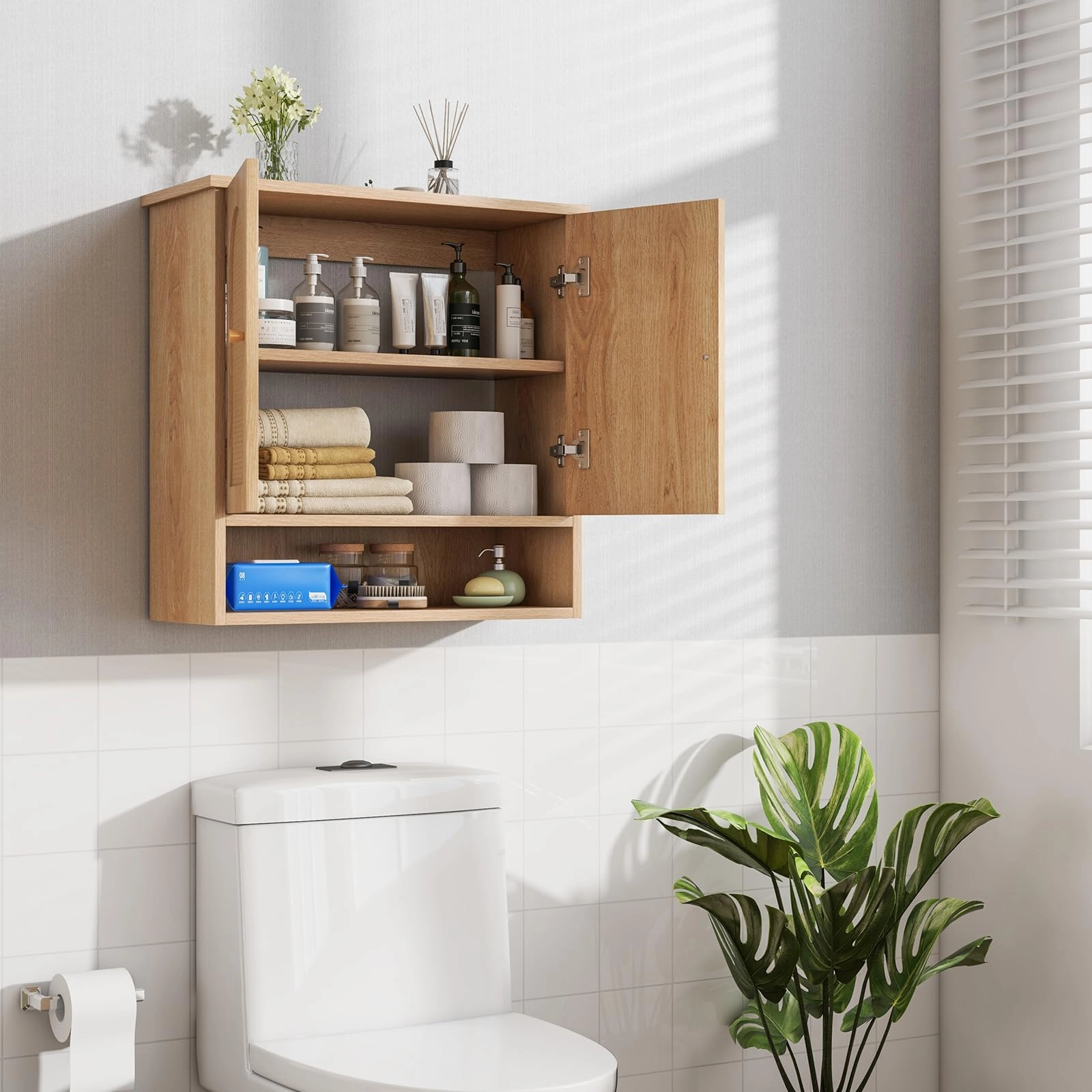 Giantex Medicine Cabinet,Over Toilet Storage Cabinet