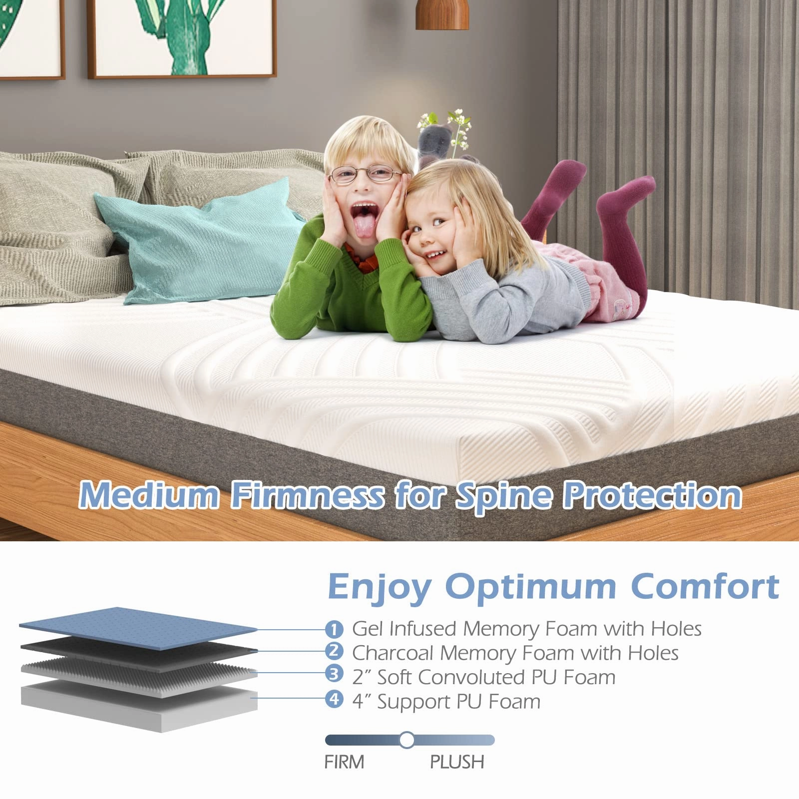 Giantex Memory Foam Mattress, 8 inch Mattress