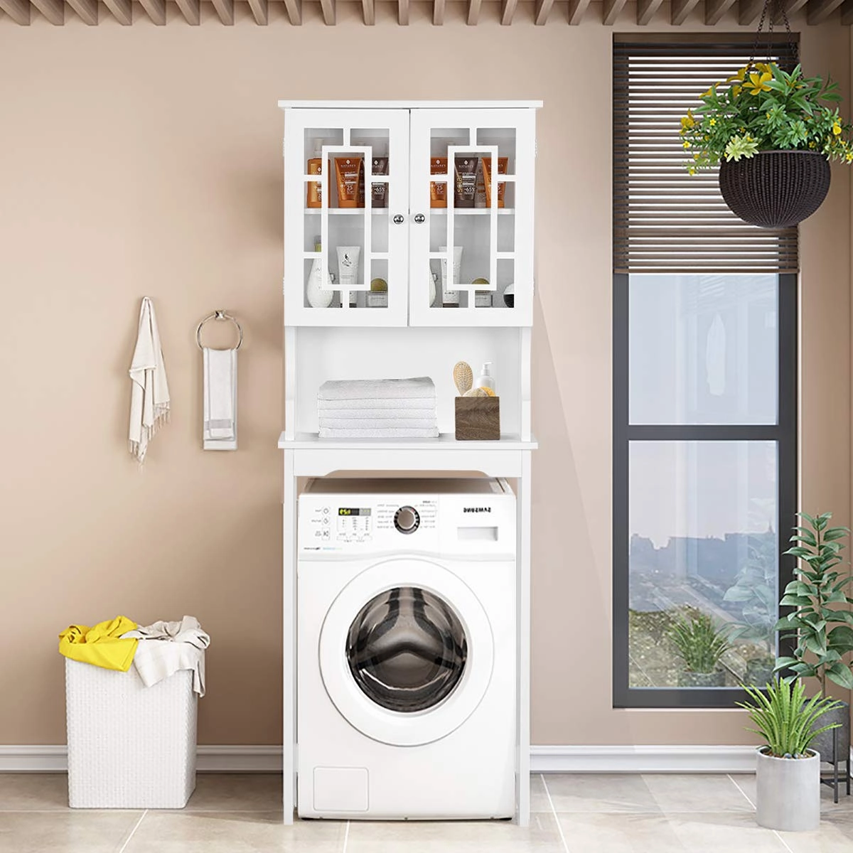 Giantex Over-The-Toilet Bathroom Storage Space