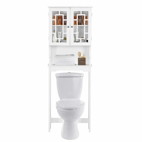 Giantex Over-The-Toilet Bathroom Storage Space bathroom storage cabinet, over toilet storage