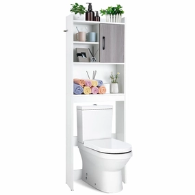 Giantex Over-The-Toilet Space-Saving Storage Cabinet bathroom storage cabinet, over toilet storage