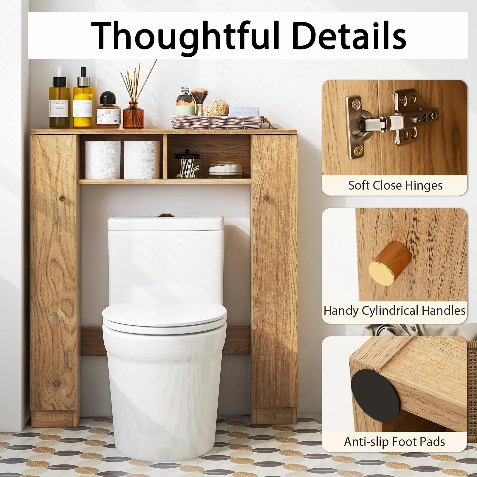 Giantex Over The Toilet Storage Cabinet