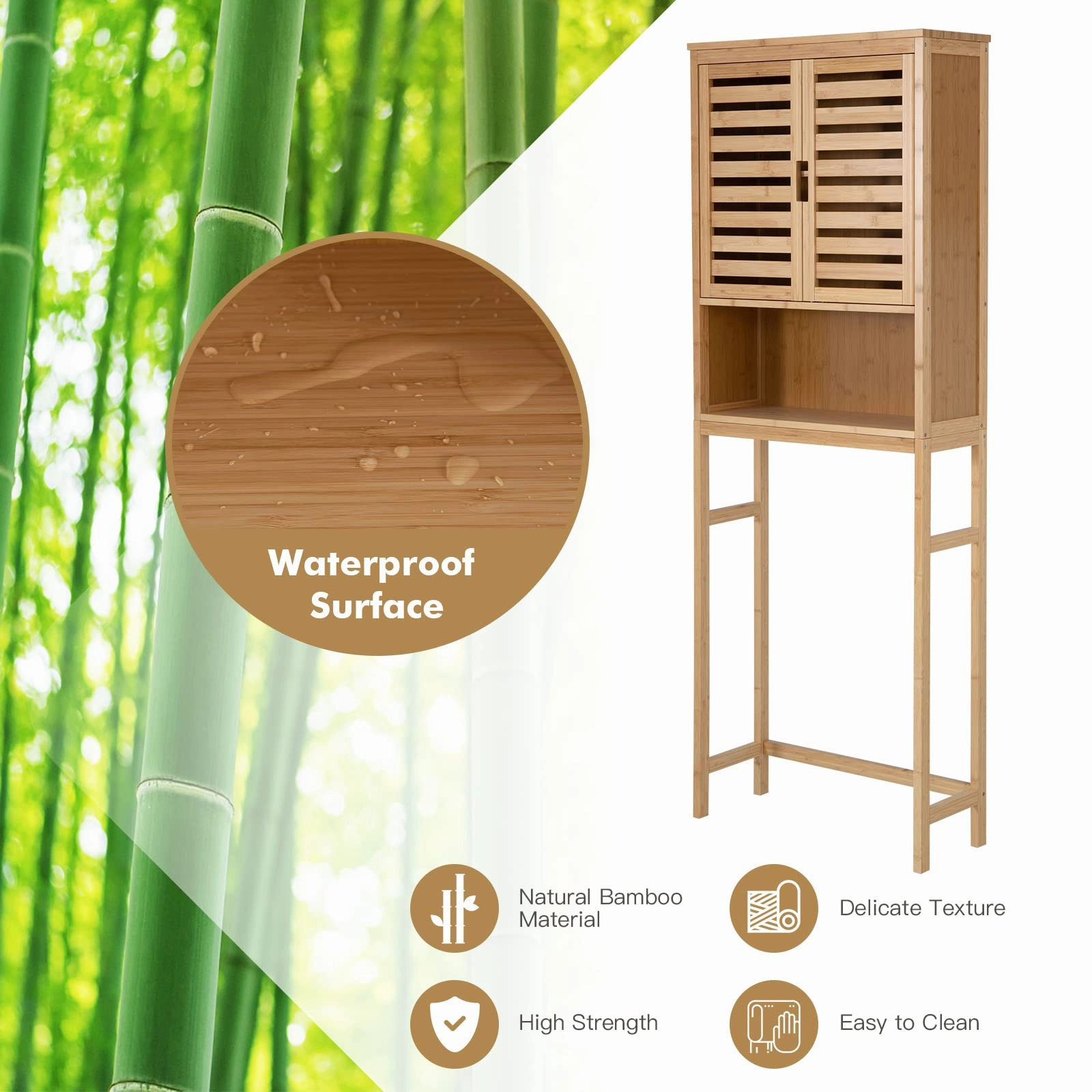 Giantex Over-The-Toilet Storage Cabinet
