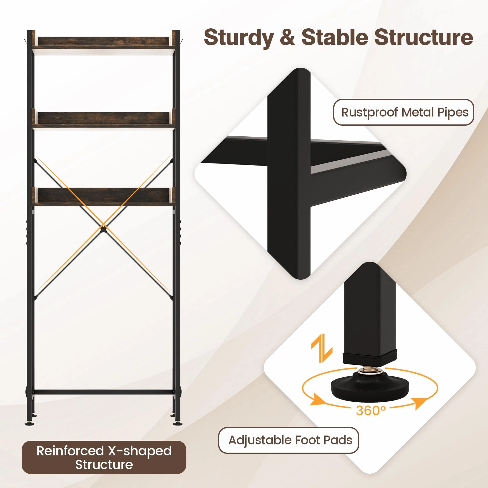 Giantex Over The Toilet Storage Rack