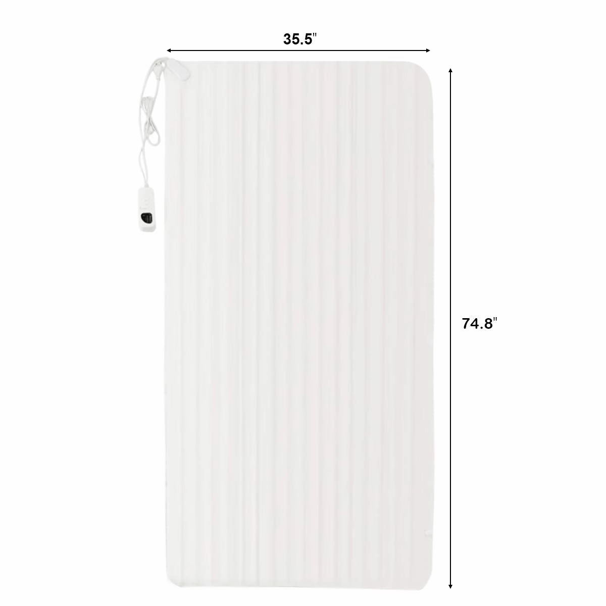 Giantex Smart Electric Heated Mattress Pad, Heating Bed Topper Blankets w/ Low-Voltage