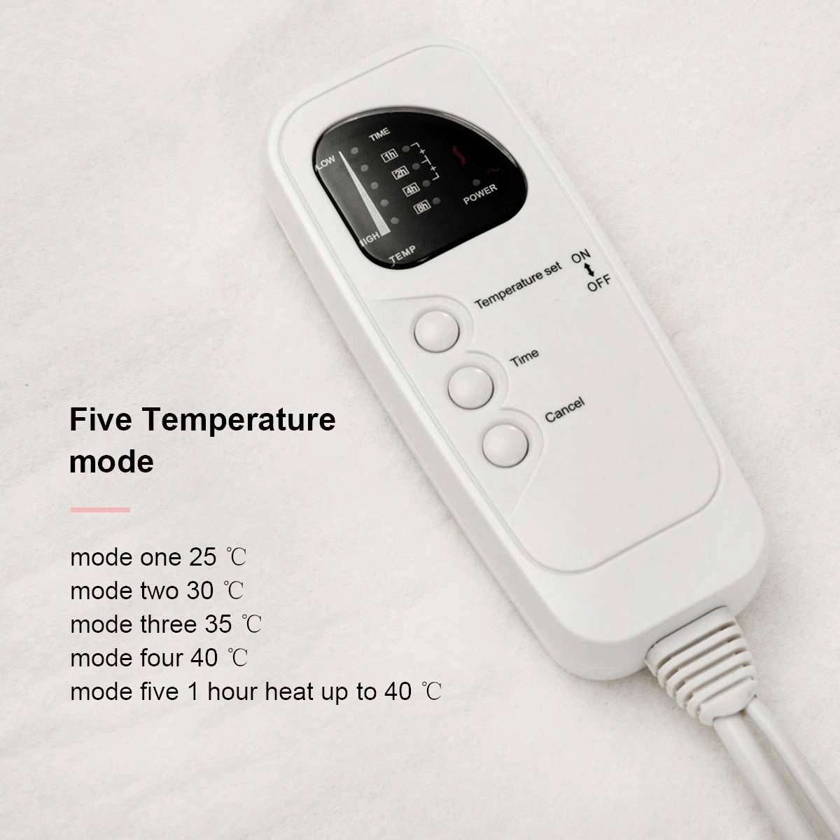 Giantex Smart Electric Heated Mattress Pad, Heating Bed Topper Blankets w/ Low-Voltage
