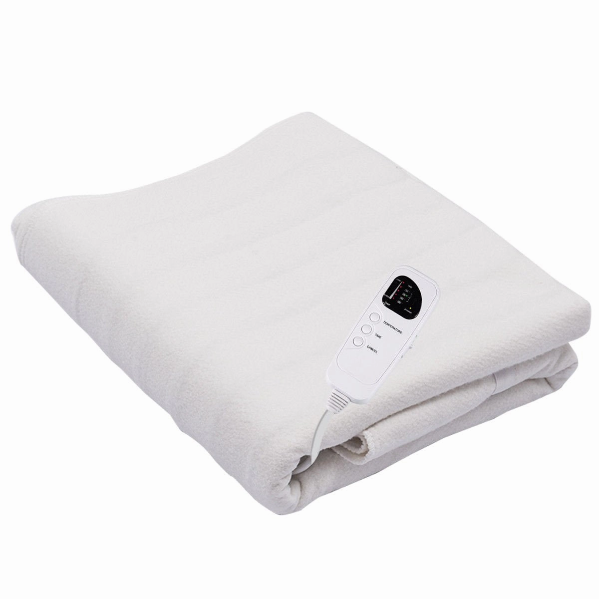 Giantex Spa Table Heating Pad with Digital Timer and Five Heat Settings, Auto Overheat Protection, Portable Electric Table Warmers fleece blanket, knit throw