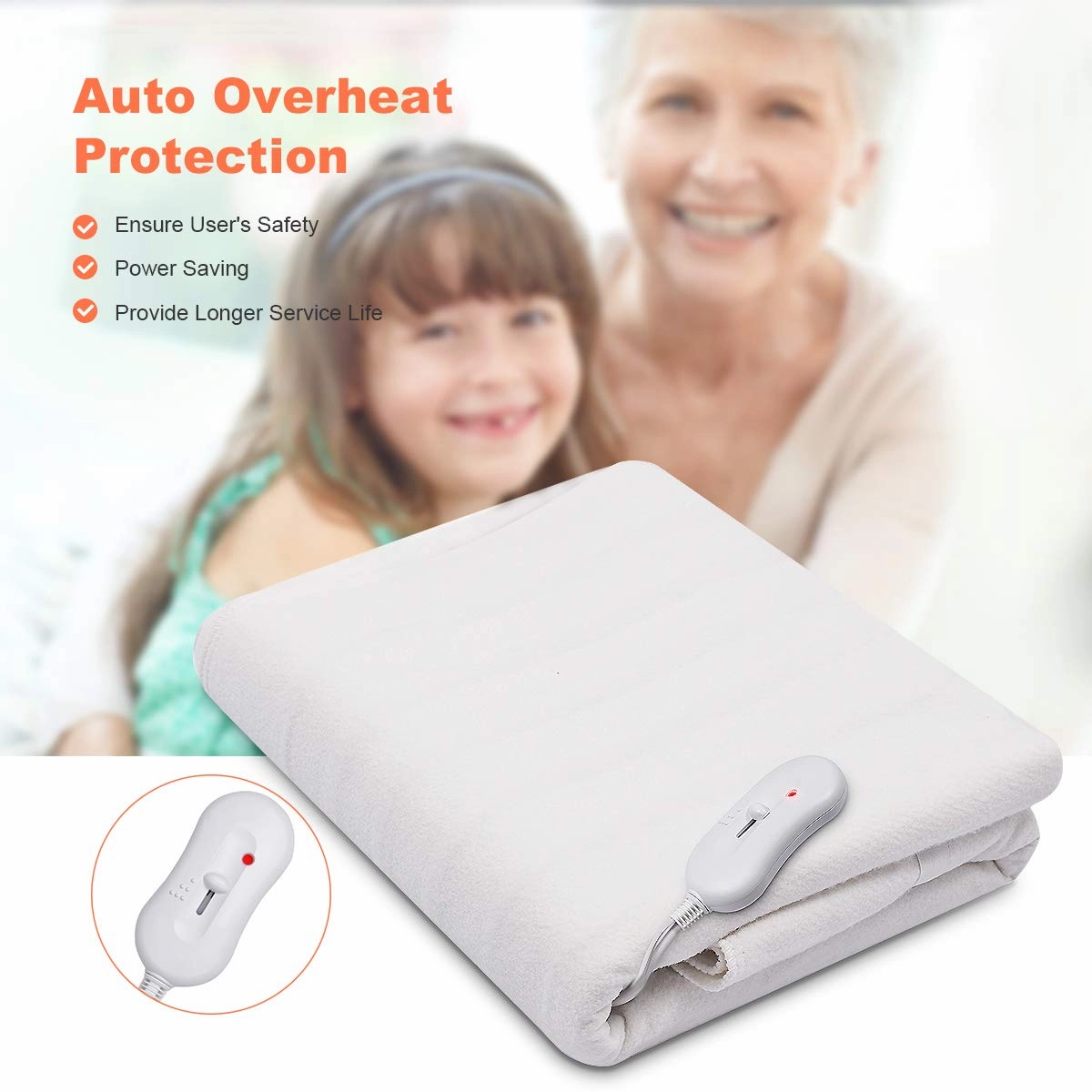 Giantex Standard Massage Table Warmer, Spa Table Heating Pad with Three Heat Settings