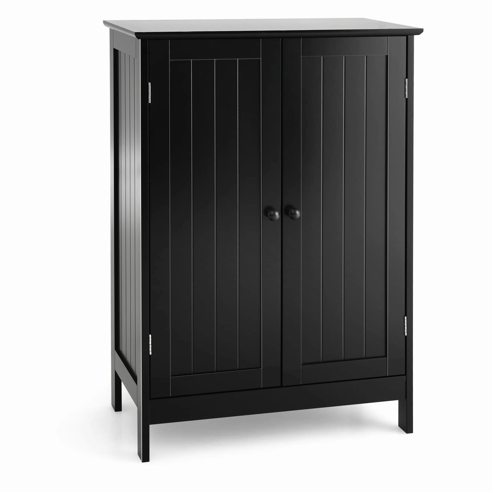 Giantex Storage Cabinet with Doors and Shelves - Freestanding Storage Organizer with Anti-Tipping Device
