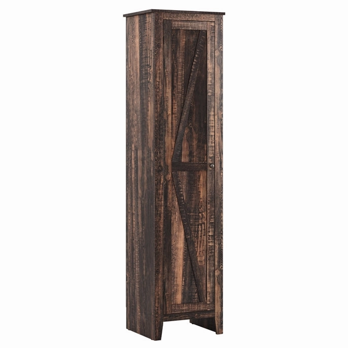 Giantex Tall Storage Cabinet Freestanding Floor Storage Tower with Four Shelves and Single Door