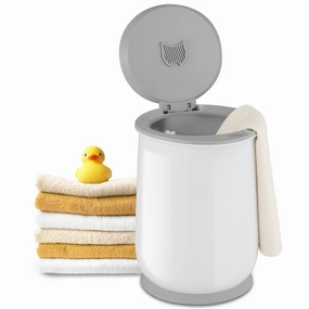 Giantex Towel Warmer Bucket - 21 L Bathroom Towel Heater bathroom organizer, toilet brush holder