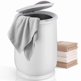 Giantex Towel Warmer Bucket for Bathroom, 21 L bathroom organizer, toilet brush holder
