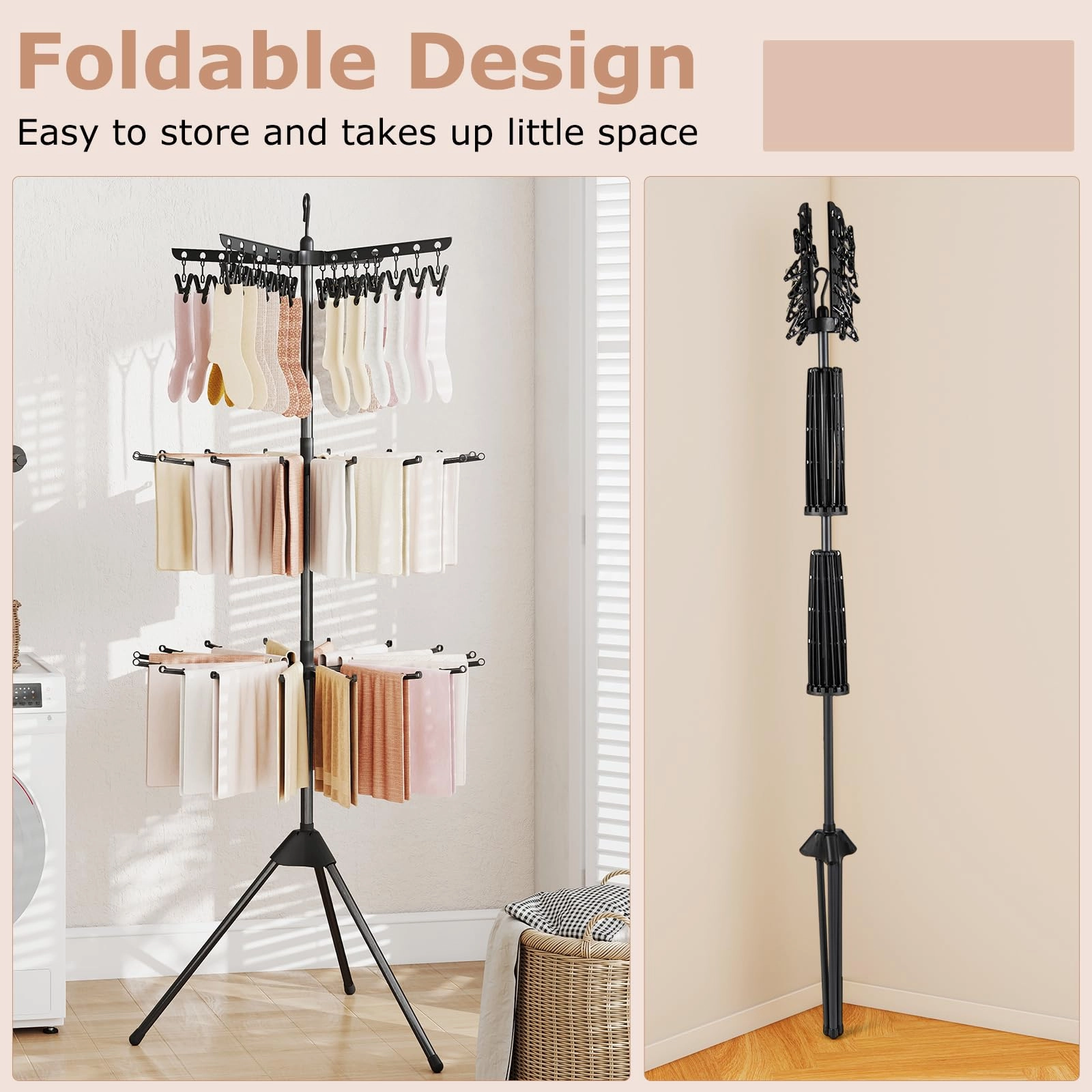 Giantex Tripod Clothes Drying Rack