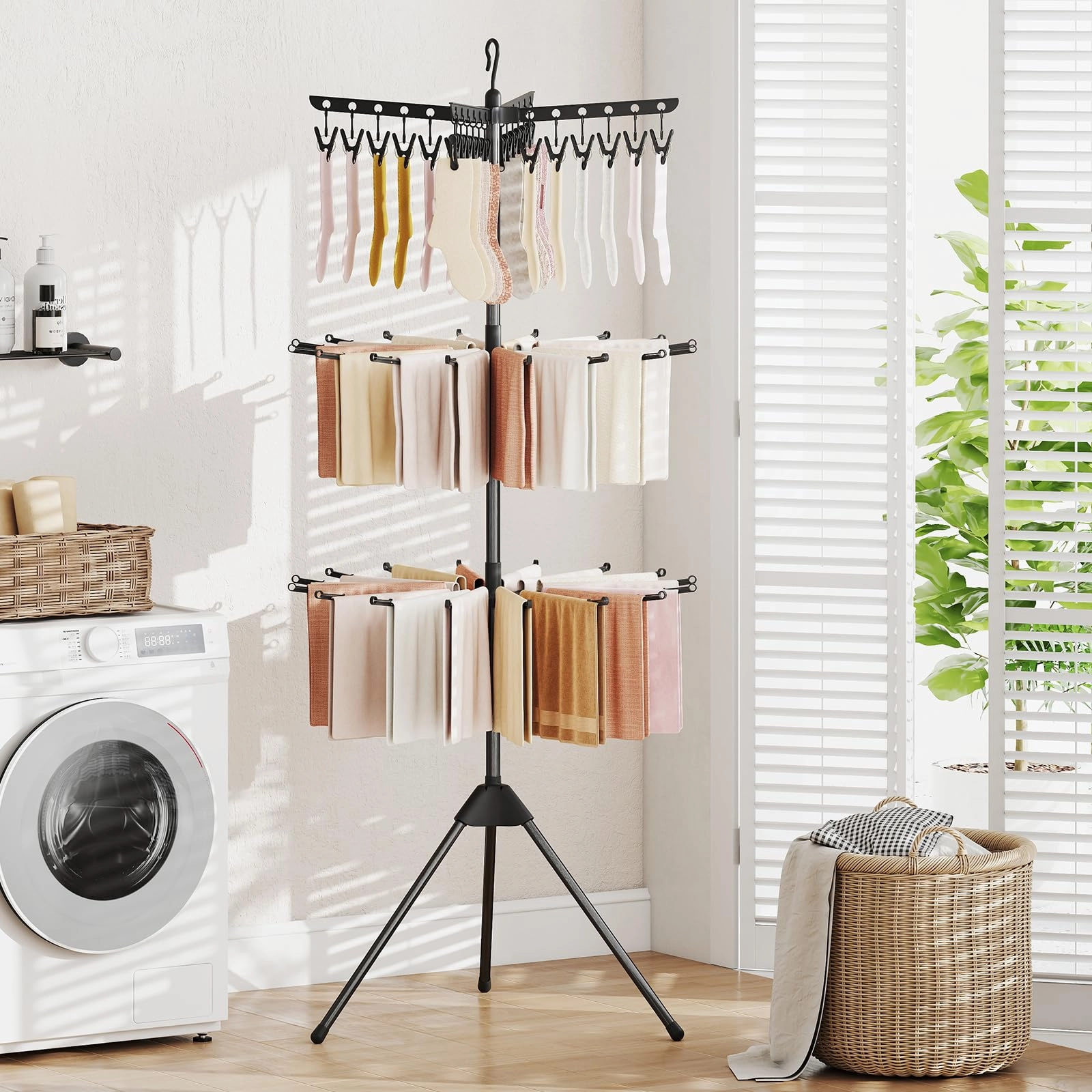 Giantex Tripod Clothes Drying Rack
