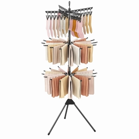 Giantex Tripod Clothes Drying Rack bathroom organizer, toilet brush holder
