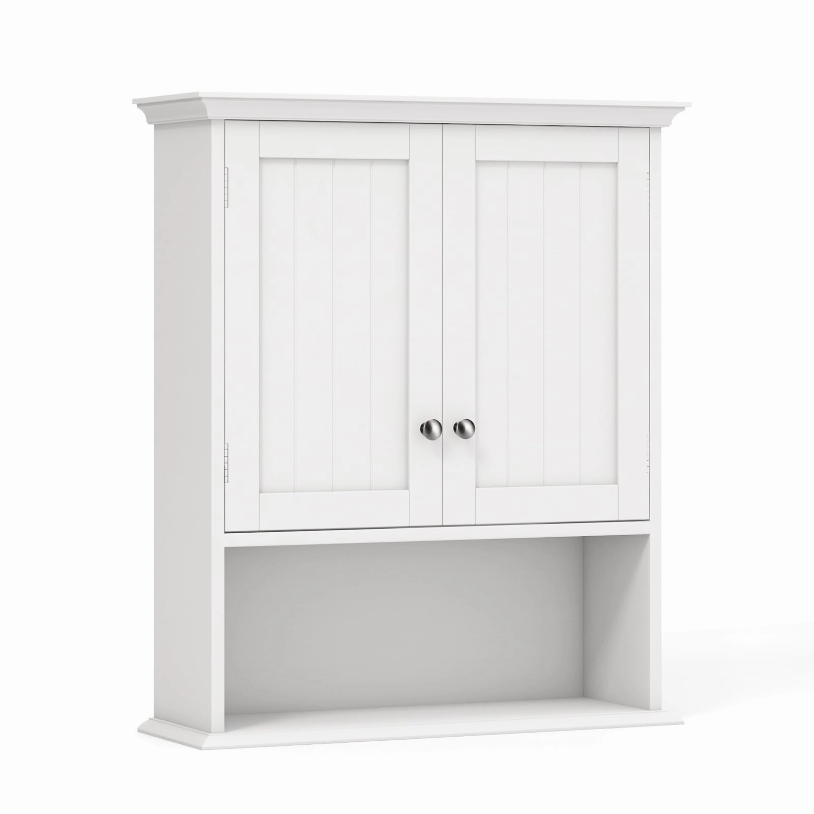 Giantex Wall Mounted Medicine Cabinets - Above Toilet Bathroom Cabinet with Adjustable Shelf